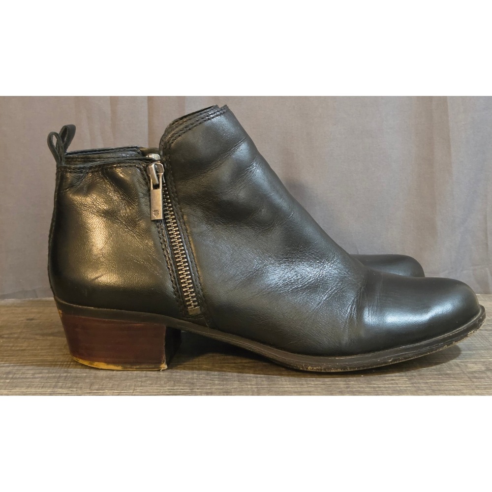 Lucky Brand Basel Ankle Boots Women's Size 7.5 Black